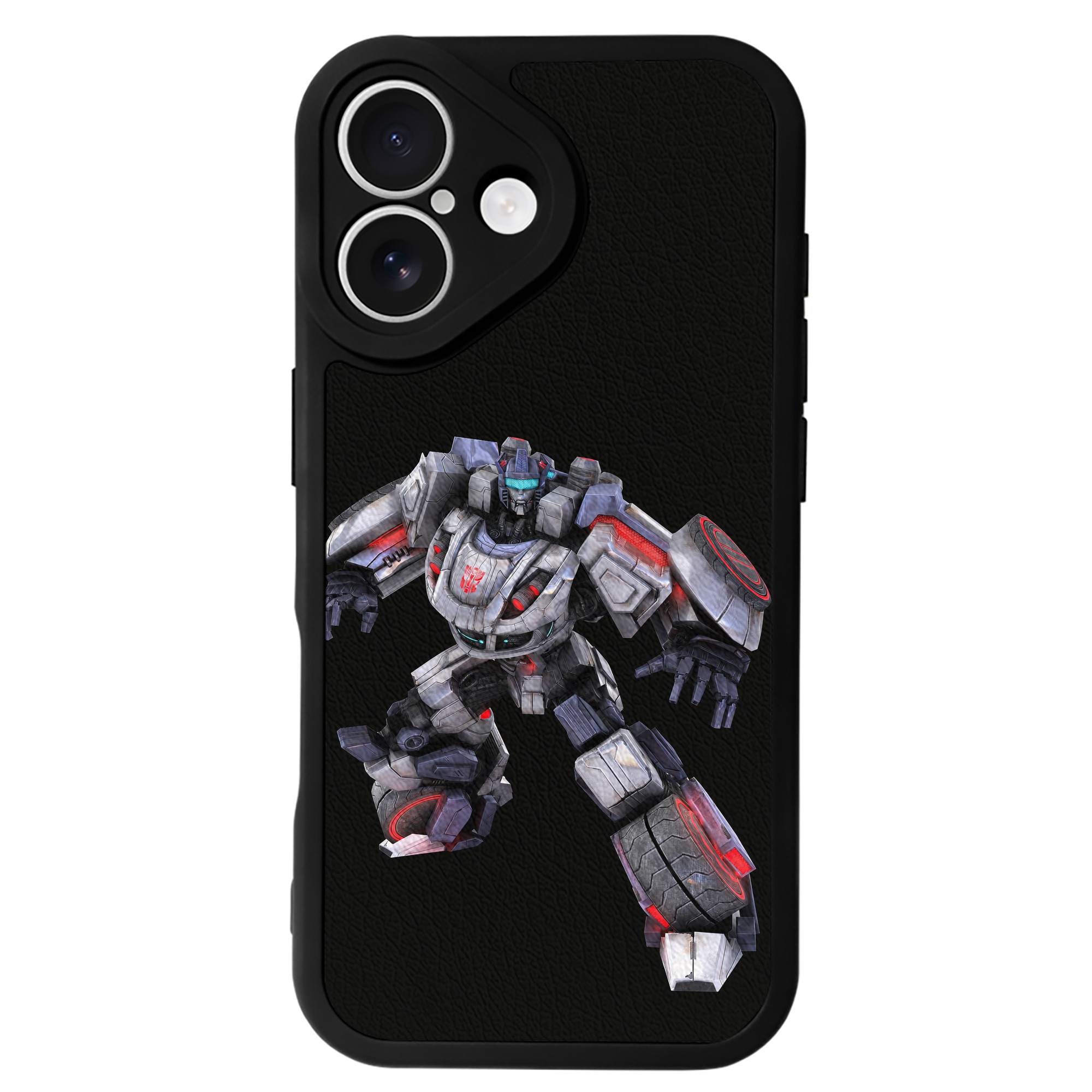 （画像用） Transformers トランスフォーマー 【iPhone 16シリーズ対応】シリコンスマホケース（レザー調） 材質：シリコン